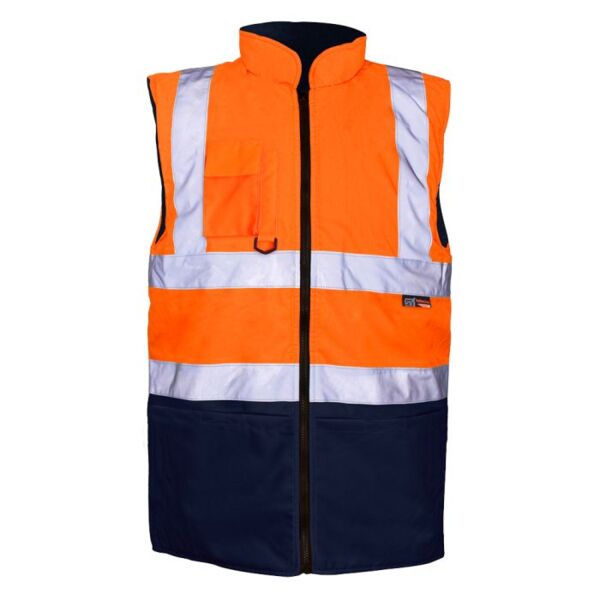 Supertouch Orange/Navy 2 Tone Bodywarmer Thumbnail